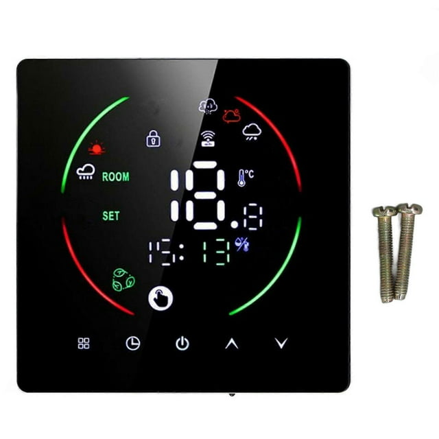 Thermostat intelligent WiFi avec télécommande et minuterie, contrôleur de chauffage au sol programmable pour la maison, AC90-240 V