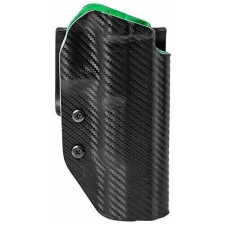 Uncle Mike s 54RNC74BGR Range/Competition Holster OWB Black/Green Boltaron Belt Slide Fits Sig X5 Right Hand