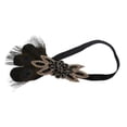 thumbnail image 2 of Aletas Diademas Collares Guantes Para fiestas geniales Accesorios para mujeres - Negro Salvador Diadema de aleta para mujer de los años 20, 2 of 8