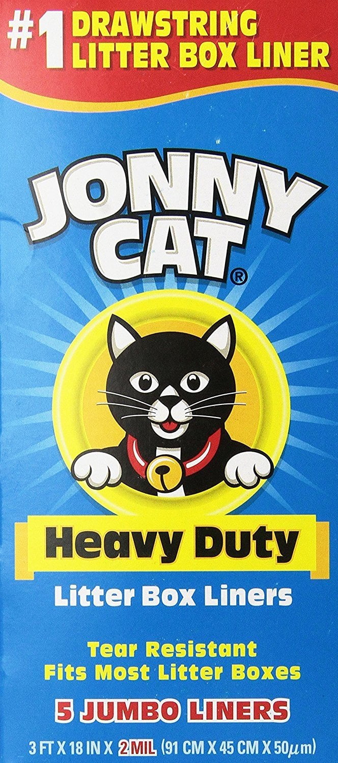 Jumbo JONNY CAT Heavy Duty Litter Box Liners 5 Liners-Box 