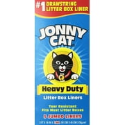 JONNY CAT Heavy Duty Litter Box Liners, Jumbo, 5 Liners-Box