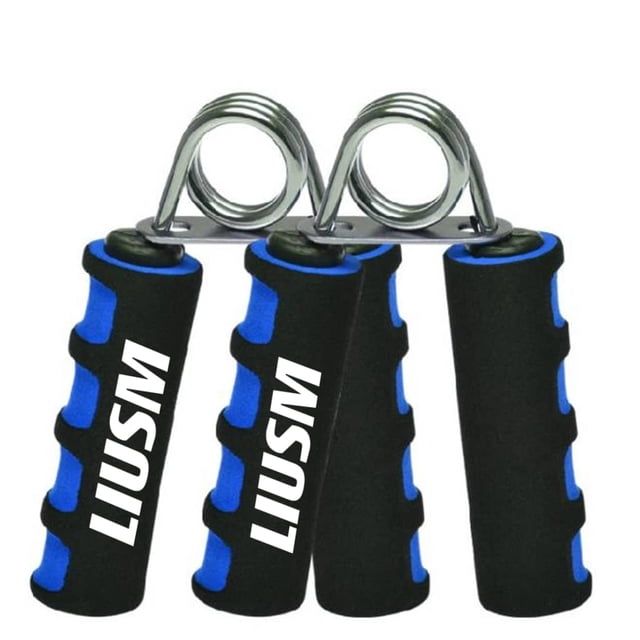 Hand Grip Strengener LIUSM, paquete de 2 unidades para muñeca, antebrazo y dedo