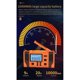 thumbnail image 5 of Emergency Weather Radio, 10000MAh Weather Alert Radio Solar Charging, Hand Crank & USB , AM/FM Radio, 5 of 5