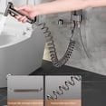 thumbnail image 2 of BUYISI Buse de Rinçage Haute Pression pour Toilettes Ensemble de Buses de Robinet de Salle de Bain Gris Foncé B, 2 of 9