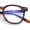 Tortoise, variant on Classic Urban Hipster Keyhole Plastic Blue Light Filter Screen Glasses [Black]