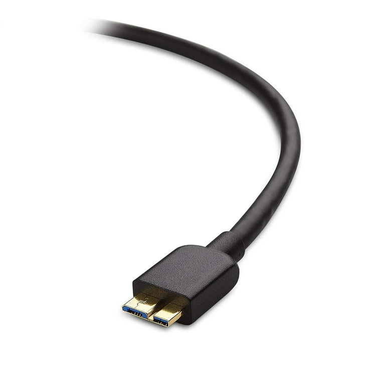 Câble USB 3.0 vers micro USB B noir 2m