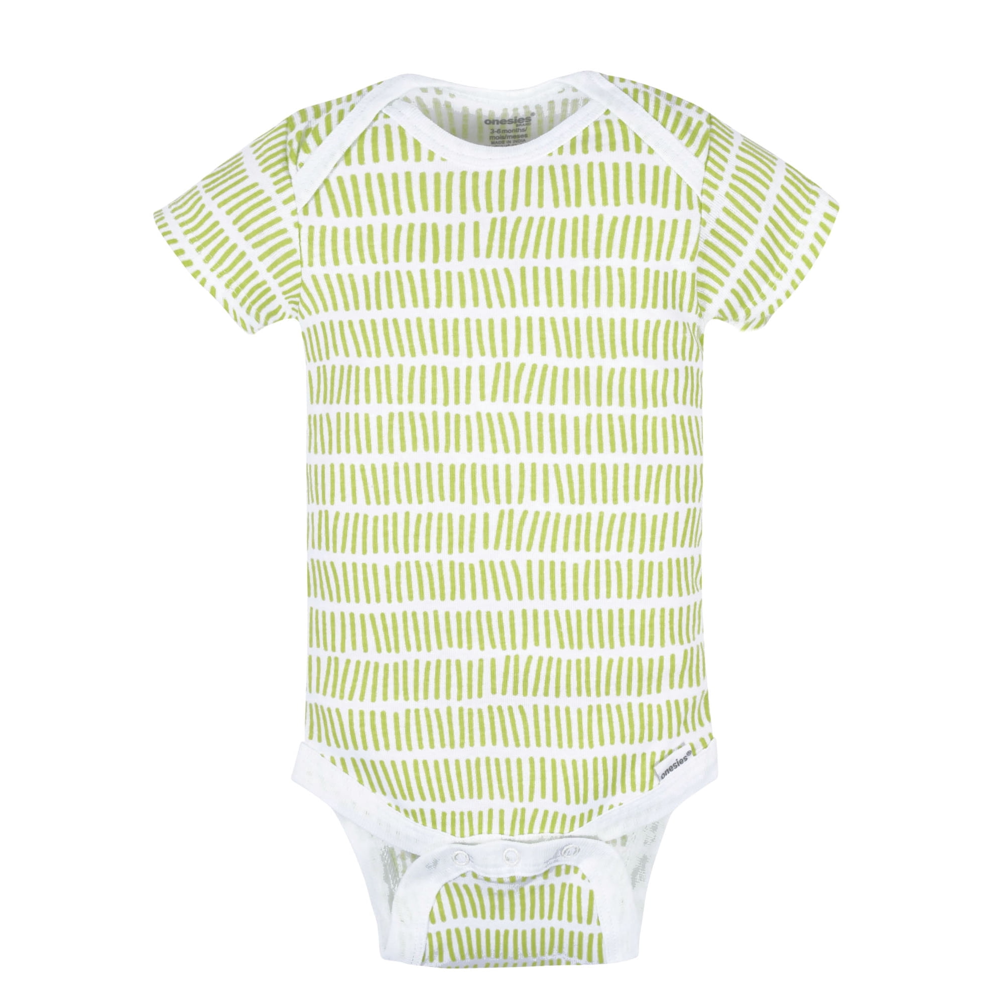 Onesies Brand Baby Boy or Girl Gender Neutral Short Sleeve Onesies Bodysuits, 8-Pack, Sizes Newborn-12M