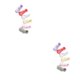 thumbnail image 3 of Minnieouse 6 piezas de medias para niños, calcetines tobilleros transpirables de algodón, cómodos de usar, manguera de estilo Simple, color Chica de puro color 8-10 2Conjunto, 3 of 6