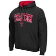 thumbnail image 2 of Men's Colosseum Black Texas Tech Red Raiders Arch & Logo 3.0 Pullover Hoodie, 2 of 3