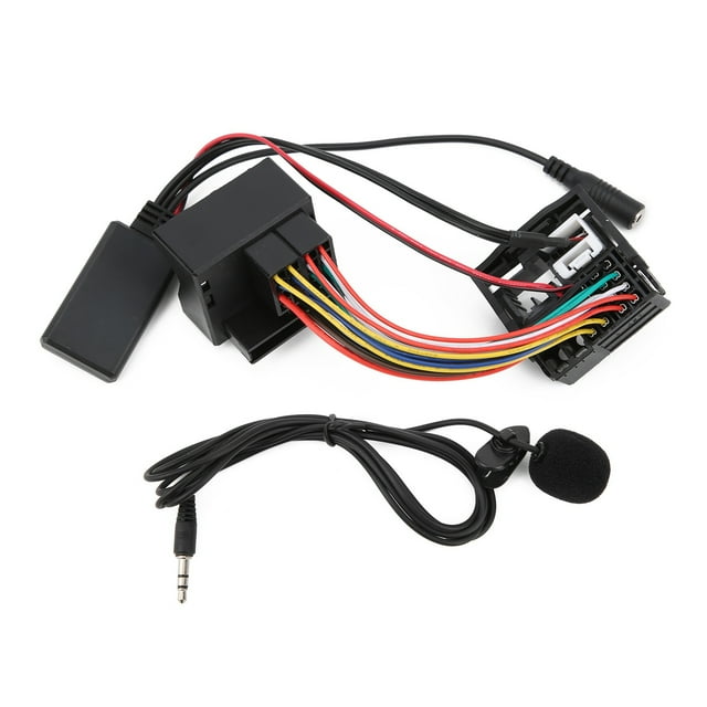 Harness Connector, Audio Wire Adaptor Stable Transmission 150cm/59in Length With Microphone For Car Replacement For RNS 510