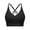 Black, variant on Comfortable And Transparent Shoulder Strap Cordless Backless Spongeless with Convertible Shoulder Straps Bra Strapless for Women