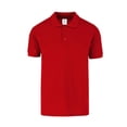 thumbnail image 1 of Playera Tipo Polo para Caballero, Color Rojo, Talla Mediana, 50% Algodón y 50% Poliéster. Yazbek C0550, 1 of 3