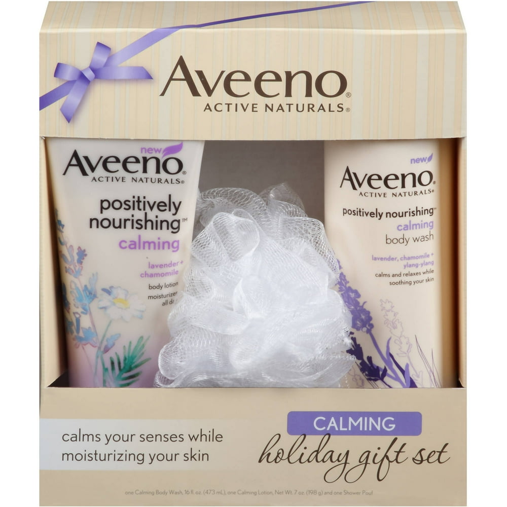 Aveeno Calming Holiday Gift Set, 3 pc