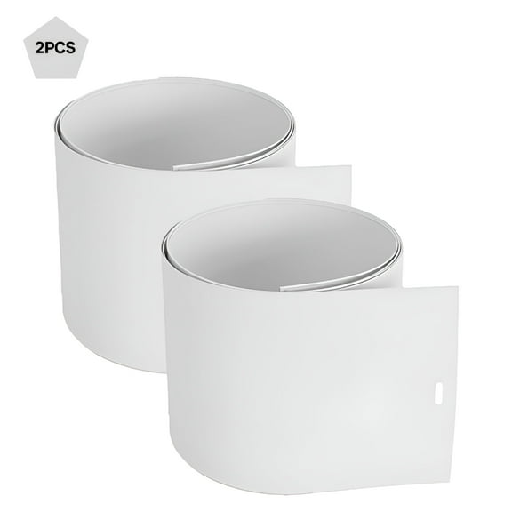 LAMIRO Sliding Door Blinds White Vertical Replacement Slats Window Parts Component Doors and Windows PVC 2 Pcs