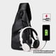 thumbnail image 5 of RKSTN crossbody bags for women Sling Bag For Men Women Shoulder Backpack Chest Bags Daypack With Earphone Hole For Hiking Camping Outdoor Trip, 5 of 6