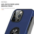 thumbnail image 7 of JTCASES for iPhone 14 Pro Max Case, Car Mount Bracket 2-layer Hybird Shockproof PC TPU Anti-fall Slim Fit Lightweight Magnetic Cover for iPhone 14 Pro Max（6.7" 2022) - Blue, 7 of 7