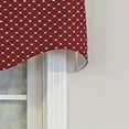 thumbnail image 2 of RLF Home Passat Regal Valance Red. 3" Rod Pocket 50"W x 17"L, 2 of 2