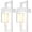 White, variant on Modern Wall Lights Exterior Lighting Fixtures 3000K LED Outdoor Wall Sconce Outside Wall Mount Lights for Porch Front Door House Garage Indoor Black 1PC