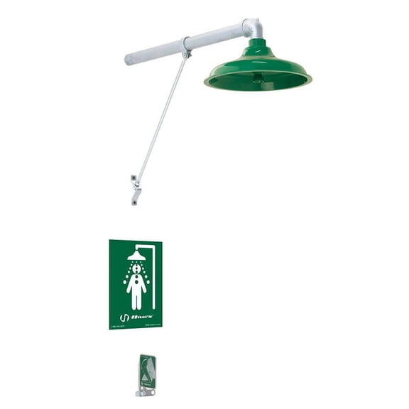 Haws 8111Fp Freeze-Resistant, Wall-Mounted Drench Shower - Plastic
