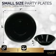 thumbnail image 5 of SparkSettings Plastic Bowls Disposable, Black Plastic Cereal Bowls, 12 Oz Small Plastic Bowls for Serving Popcorn, Soup, Salad, Party Supplies, Pack of 20, 5 of 6