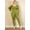 OLIVE BRANCH, variant on Plus Size Long Sleeve Scoop Neck Bodycon Jumpsuit
