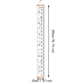 thumbnail image 2 of Baby Height Growth Chart Hanging Rulers Kids Room Wall Wood Frame Home Decor New, 2 of 3
