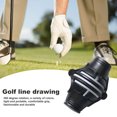 thumbnail image 4 of Visland Golf Ball Marker Plastic Shell 360-Degree Rotation Aiming Scribing Clip Professional Line Drawing Portable Three Line Marker Golf Ball Alignment Marking Tool Golf Accessories, 4 of 9