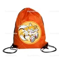 thumbnail image 1 of Sac à Dos à Cordon Dessin Animé Figurine Anime Sonics Shadow Knuckles Tails Imprimé Sac à Cordon Imperméable en Tissu Oxford pour Randonnée, 1 of 1