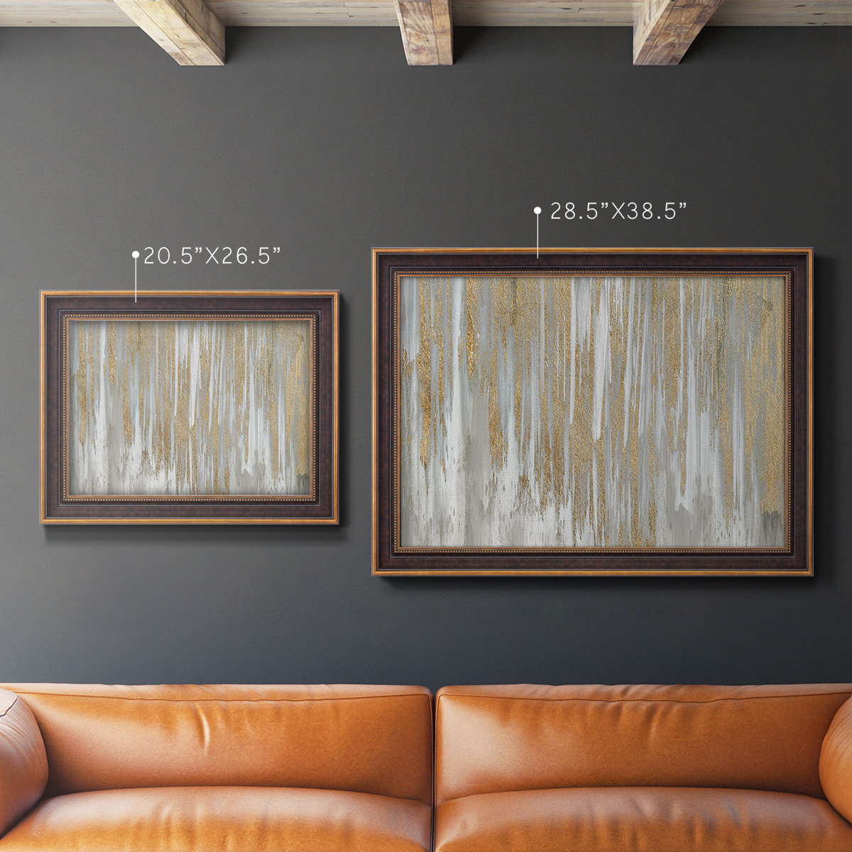 Behind The Waterfall Premium Framed Canvas- Ready to Hang