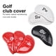 thumbnail image 4 of Greeniant 12 unidades/juego de fundas para cabeza de palo de Golf con números, Protector de pieza de repuesto antiarañazos, funda portátil Golf Blanco, 4 of 6