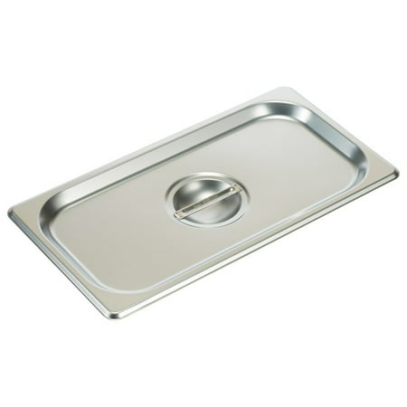

Stainless Steel Steam Pan Cover 1/3 Size Solid 2 packs