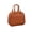 Brown, variant on EBCUE Makeup Bag for Women Large Capacity Waterproof Travel Cosmetic Organizer Portable Open Flat Toiletry Bag with Handle White