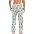 thumbnail image 2 of GZHJMY Owl Pajama Pants for Men, Lounge Pants Lightweight Men Pajama Bottoms with Drawstring Pockets, Christmas New Year Birthday Gifts, Small, 2 of 6