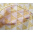 thumbnail image 4 of oneOone Silk Tabby Fabric Triangle Geometric Printed Fabric 1 Yard 42 Inch Wide, 4 of 4
