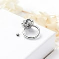 thumbnail image 6 of Rose Flower Cremation Jewelry Urn Ring for Ashes Funeral Keepsake Urn Ring Finger Rose Flower Cremation Urn Ring Memorial Ring with Fill Kit NO.6-NO.10, 6 of 7