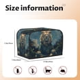 thumbnail image 5 of Yiaed Starry Sky Meditating Lion Print Two Slice Bread Machine Cover, Universal Size Kitchen Appliance Cover for Bread Machine,Bread Machine Cover, 5 of 7