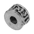 thumbnail image 4 of 20 piezas de espaciadores de perlas de plata tibetanos antiguos para hacer joyas., 4 of 9