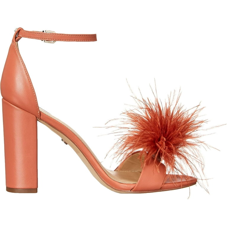Sam Edelman Women s Yaro Feather Heel Sienna Rose 7.5M Walmart