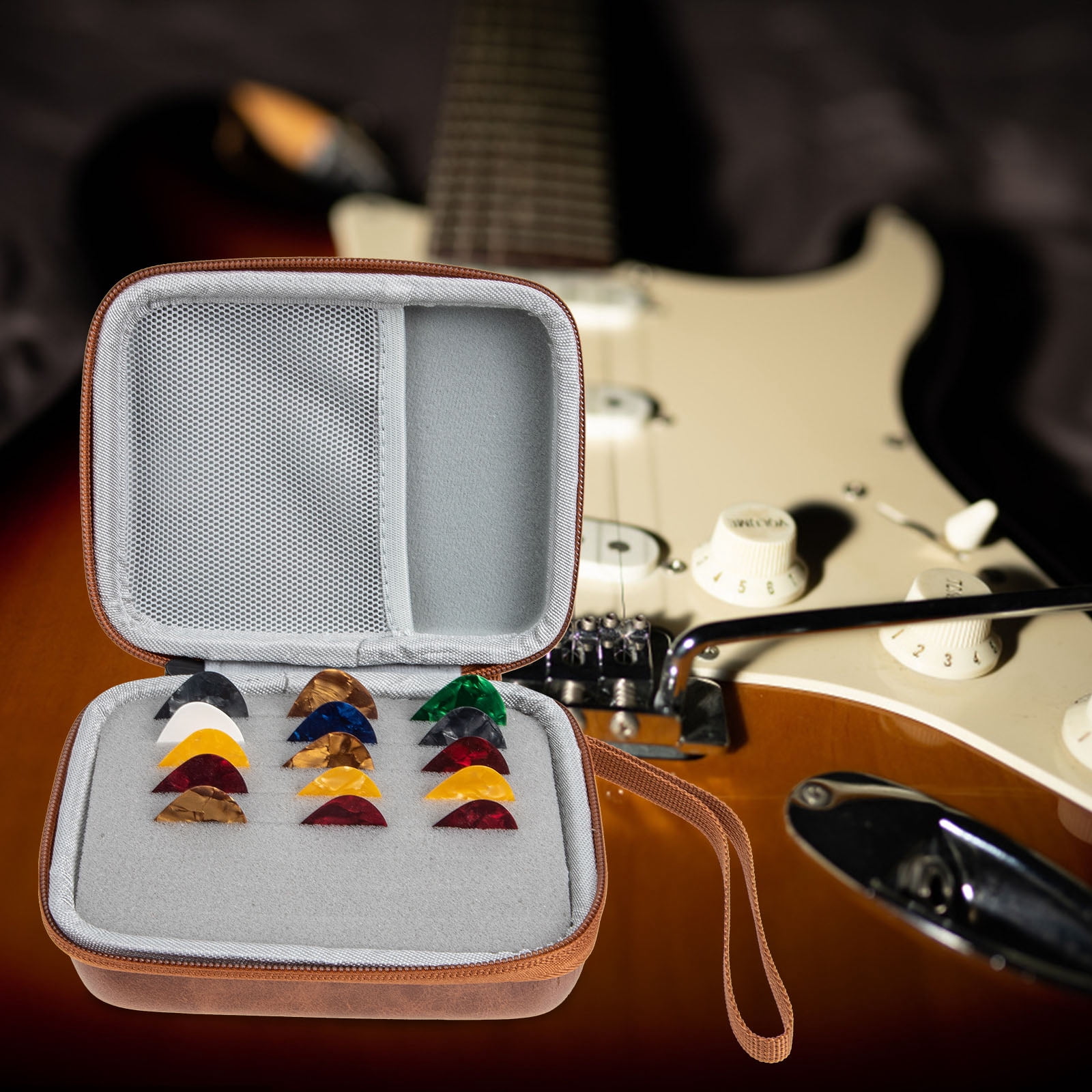 DECORNIJIA Guitar Picks PVC 1 Set 5.9x4.7in