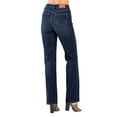 thumbnail image 2 of Judy Blue Women's High Waist Button-Fly Straight Jeans, 88598-5/27, 2 of 5