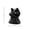Yellow, variant on Beforeyayn Mysterious Cape Cats Statue, resin witch cat statue for alternative home decor gothic room Adults