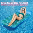 thumbnail image 3 of Flotador para piscina FinduWill de gran tamaño, 183 x 94 cm, tela verde Monstera, 3 of 7