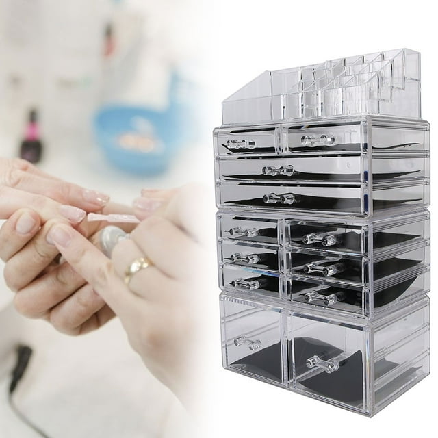 Stability High Capacity Makeup Box, Nail Art Storage Case, Salon Shop Beauty Salon Manicure Store For Home ANGGREK Otros