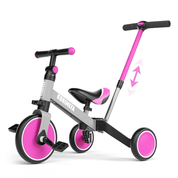 KORIMEFA Toddler Bike with Push Handle,Tricycles for 1 to 3 Years Old ...