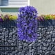 thumbnail image 5 of Gloria de la mañana colgante de pared, rosa artificial simulada, flor artificial, bloqueo de conductos, decoración de techo de sala de estar, envoltura de plástico, plantas, flores falsas, enredaderas, 5 of 6