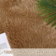thumbnail image 4 of Haperlare 5'x7' Faux Fur Area Rug Softest Luxurious Shag Carpet Rugs Luxury Plush Carpets Shaggy Non-Slip Carpet for Bedroom Living Room, Taupe, 4 of 7
