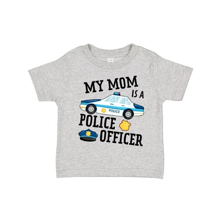 

Inktastic My Mom is a Police Officer Gift Toddler Boy or Toddler Girl T-Shirt