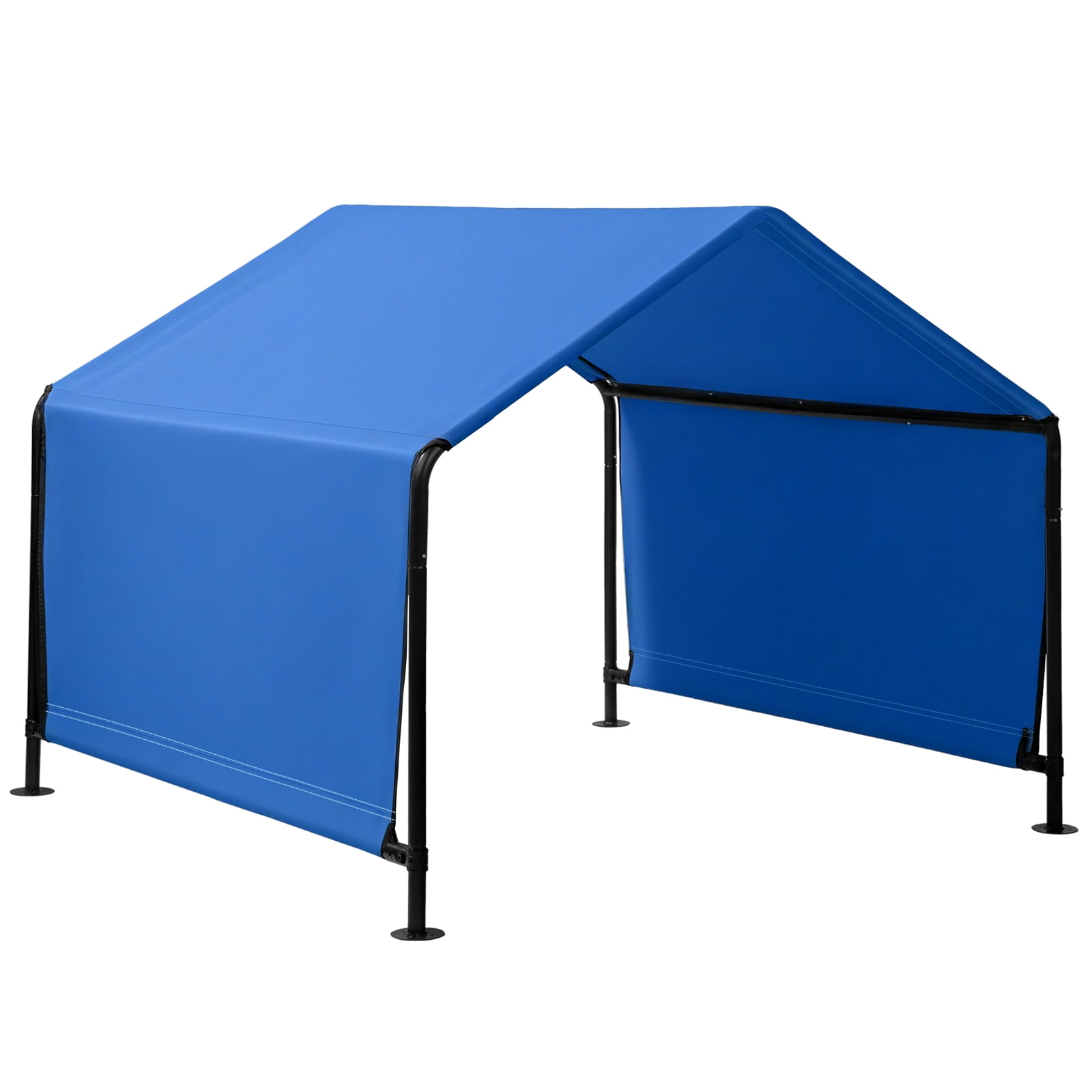 Blue Pet Tent, Waterproof UV-Resistant, Iron Tube Frame, Portable Foldable for Cats/Small Dogs/Rabbits