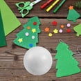 thumbnail image 4 of 100 bolas de espuma para manualidades de 2 cm, pequeñas bolas blancas de espuma lisas y redondas, ideales para manualidades de bricolaje, para el hogar y la escuela., 4 of 7
