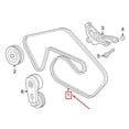 thumbnail image 1 of LR051263 engine serpentine drive belt suitable for Land Rover Discovery LR4 2012-16-, 1 of 2